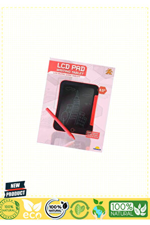 Kırmızı 8,5'' Lcd Dijital Çizim Tableti Kız Erkek Çocuk Oyuncakları Eğitici Oyuncaklar