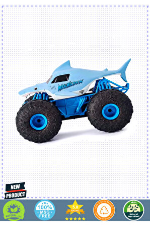 1:15 Monster Jam Megalodon Storm Kumandalı Amfibi Araç Kız Erkek Çocuk Oyuncakları Eğitici Oy