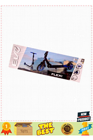 Evo Flexi 2 Tekerlekli Scooter Mavi Kız Erkek Çocuk Oyuncakları Eğitici Oyuncaklar