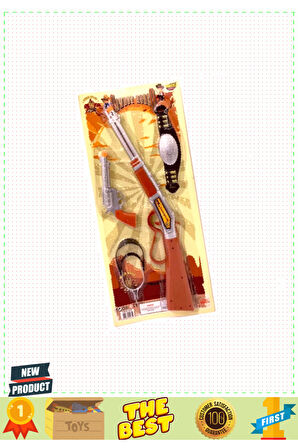 Cowboy Rodeo Kemerli Mahmuzlu Kartela Kovboy Seti Kız Erkek Çocuk Oyuncakları Eğitici Oyuncak