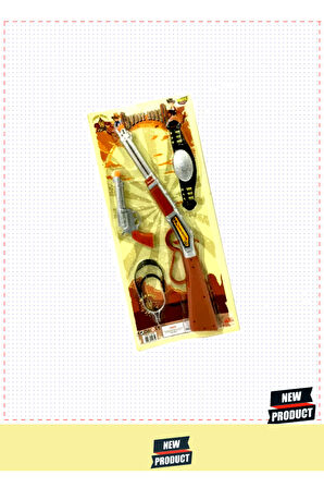 Cowboy Rodeo Kemerli Mahmuzlu Kartela Kovboy Seti Kız Erkek Çocuk Oyuncakları Eğitici Oyuncak