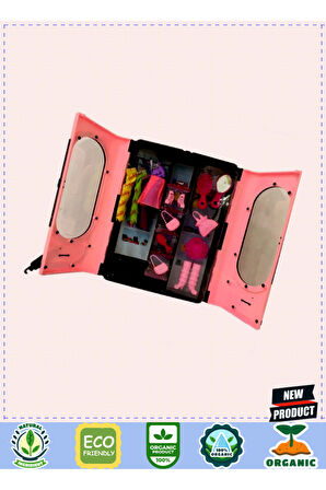 Şık Dolabım Aksesuarlı Bebek 5 Litre Kız Erkek Çocuk Oyuncakları Eğitici Oyuncaklar