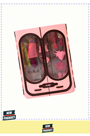 Şık Dolabım Aksesuarlı Bebek 5 Litre Kız Erkek Çocuk Oyuncakları Eğitici Oyuncaklar