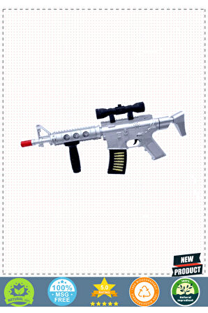 G3 Işıklı Sesli Tüfek 1 Adet Kız Erkek Çocuk Oyuncakları Eğitici Oyuncaklar