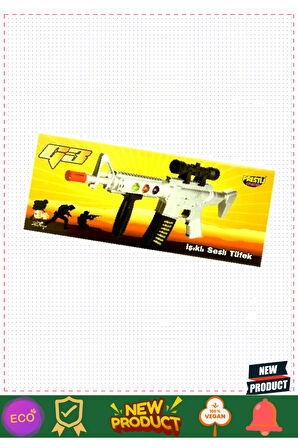 G3 Işıklı Sesli Tüfek 1 Adet Kız Erkek Çocuk Oyuncakları Eğitici Oyuncaklar