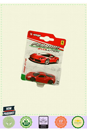 Bburagoo Ferrari Evolution 7cm. Model Araba Kız Erkek Çocuk Oyuncakları Eğitici Oyuncaklar