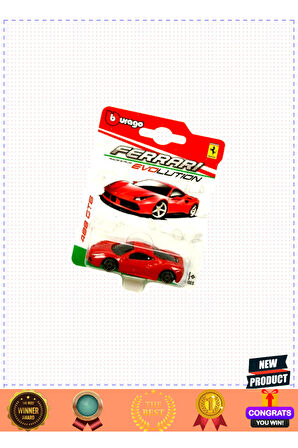 Bburagoo Ferrari Evolution 7cm. Model Araba Kız Erkek Çocuk Oyuncakları Eğitici Oyuncaklar
