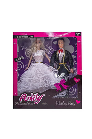 Anlily Gelin Ve Damat Bebekler Kız Erkek Çocuk Oyuncakları Eğitici Oyuncaklar