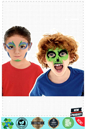 Mask Up Yüz Boyası 3 Renk Monsterr Kız Erkek Çocuk Oyuncakları Eğitici Oyuncaklar