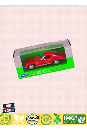 Welly 1:24 1963 Chevrolet Corvette Kız Erkek Çocuk Oyuncakları Eğitici Oyuncaklar