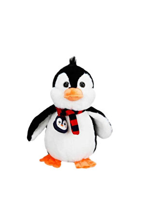 Atkılı Peluş Penguen 32cm. Kız Erkek Çocuk Oyuncakları Eğitici Oyuncaklar