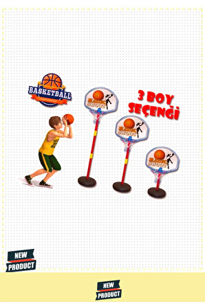 Ayaklı Basket Potası 5 Litre Kız Erkek Çocuk Oyuncakları Eğitici Oyuncaklar