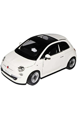 Bburagoo 1:24 Fiat 500 2007 Model Araba Kız Erkek Çocuk Oyuncakları Eğitici Oyuncaklar