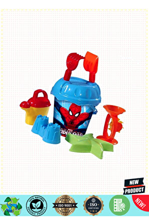 Spidermaning Büyük Kova Set 5 Litre Kız Erkek Çocuk Oyuncakları Eğitici Oyuncaklar
