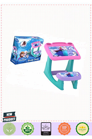 Frozen Çalışma Ve Aktivite Masası Kız Erkek Çocuk Oyuncakları Eğitici Oyuncaklar