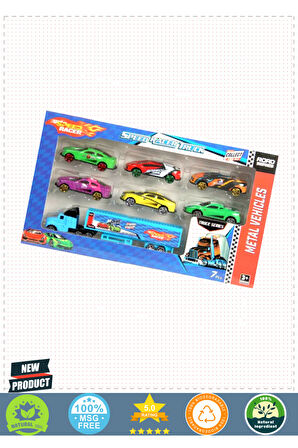 Speed Racer Road Series Truck Metal Model Araba Seti toy-46 Kız Erkek Çocuk Oyuncakları Eğiti