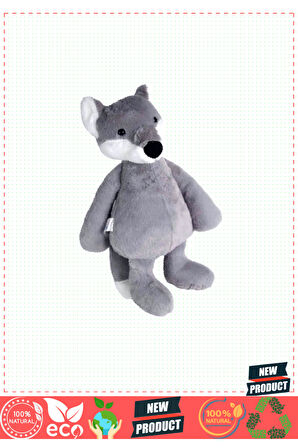 Uyku Arkadaşı Tilki Peluşgri 50cm Kız Erkek Çocuk Oyuncakları Eğitici Oyuncaklar