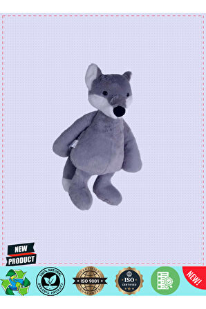 Uyku Arkadaşı Tilki Peluşgri 50cm Kız Erkek Çocuk Oyuncakları Eğitici Oyuncaklar