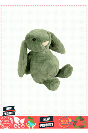 Uyku Arkadaşı Tavşan Peluş Antrasit 34cm Kız Erkek Çocuk Oyuncakları Eğitici Oyuncaklar