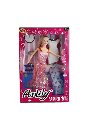 Anlily Kutuda 2 Elbiseli Bebek 2252 1 Adet Kız Erkek Çocuk Oyuncakları Eğitici Oyuncaklar