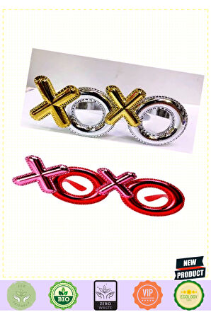 Xoxo Parti Gözlüğü 2 Renk 2 Adet Kız Erkek Çocuk Oyuncakları Eğitici Oyuncaklar