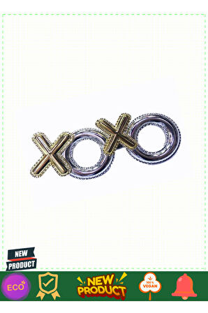 Gümüş Renk Xoxo Yazılı Parti Gözlüğü 17x7cm Kız Erkek Çocuk Oyuncakları Eğitici Oyuncaklar
