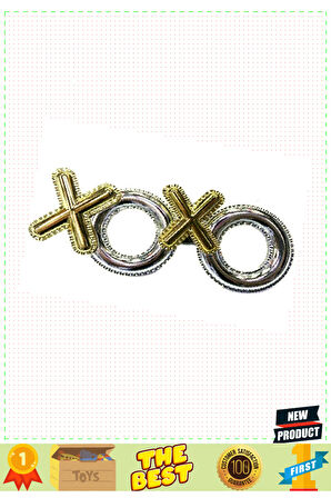 Gümüş Renk Xoxo Yazılı Parti Gözlüğü 17x7cm Kız Erkek Çocuk Oyuncakları Eğitici Oyuncaklar