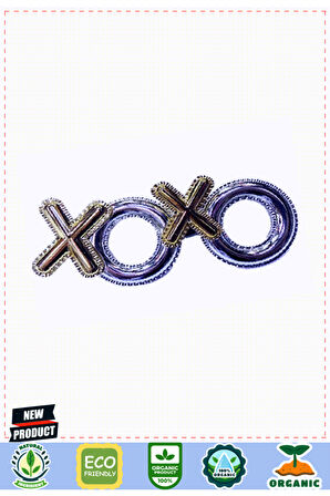 Gümüş Renk Xoxo Yazılı Parti Gözlüğü 17x7cm Kız Erkek Çocuk Oyuncakları Eğitici Oyuncaklar