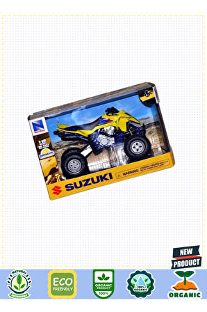 43393 1:12 Suzuki Quadracer R450 Motor 5 Litre Kız Erkek Çocuk Oyuncakları Eğitici Oyuncaklar