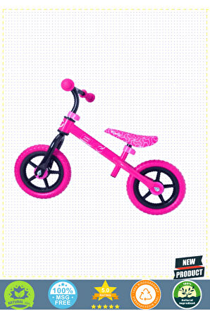 Evo 2 Tekerlekli Denge Bisikleti Pembe 5 Litre Kız Erkek Çocuk Oyuncakları Eğitici Oyuncaklar