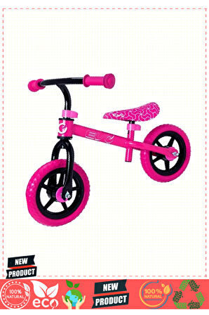 Evo 2 Tekerlekli Denge Bisikleti Pembe 5 Litre Kız Erkek Çocuk Oyuncakları Eğitici Oyuncaklar