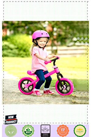 Evo 2 Tekerlekli Denge Bisikleti Pembe 5 Litre Kız Erkek Çocuk Oyuncakları Eğitici Oyuncaklar