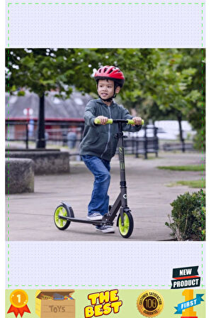 Evo Flexi Max 2 Tekerlekli Scooter Yeşil 5 Litre Kız Erkek Çocuk Oyuncakları Eğitici Oyuncaklar