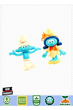 Şirinler 2li Figür Set Asorti Kız Erkek Çocuk Oyuncakları Eğitici Oyuncaklar