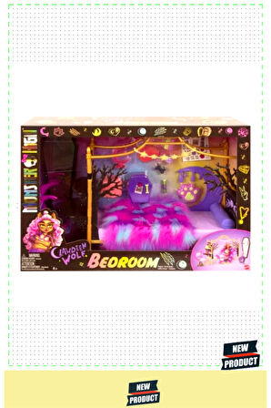 Monsterr High Clawdeen Wolf Yatak Odası Oyun Seti 1 Adet Kız Erkek Çocuk Eğitici Oyuncaklar
