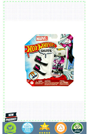 HMY18 Hott Wheelsss Skate Temalı Parmak Kaykay ve Ayakkabı Paketleri 1 Gram Kız Erkek Çocuk Oyuncakl