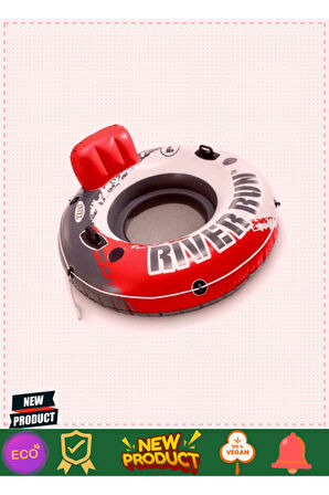 River Run Fileli Koltuk Simit Kırmızı 135cm 5 Litre Kız Erkek Çocuk Oyuncakları Eğitici Oyuncaklar