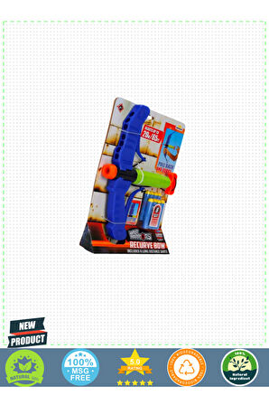 Air Warriors Recurve Bow 8 Mermili Sünger Dart Atan Yay 1 Gram Kız Erkek Çocuk Oyuncakları Eğitici O