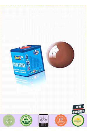 Revell 80 -Aqua Color Mud Brown-Gloss Boya- 18 ml 1 Gram Kız Erkek Çocuk Oyuncakları Eğitici Oyuncak