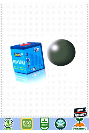 Revell 361-Aqua Color OliveGreen-Silk Boya-18 ml 1 Gram Kız Erkek Çocuk Oyuncakları Eğitici Oyuncakl