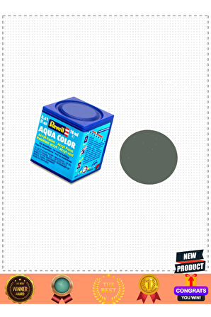 Revell 77-Aqua Color Matt DustGrey-Mat Boya- 18 ml 1 Gram Kız Erkek Çocuk Oyuncakları Eğitici Oyunca