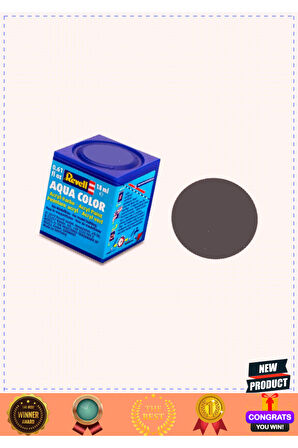 Revell 77-Aqua Color Matt DustGrey-Mat Boya- 18 ml 1 Gram Kız Erkek Çocuk Oyuncakları Eğitici Oyunca