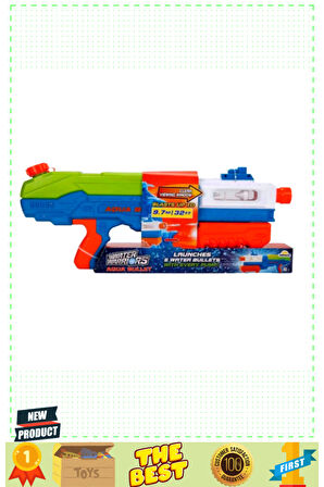 Water Warriors Aqua Bullet Su Tabancası 59cm 5 Litre Kız Erkek Çocuk Oyuncakları Eğitici Oyuncaklar
