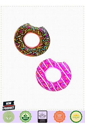 Summer Flavors Collection Donut Simit 107cm 5 Litre Kız Erkek Çocuk Oyuncakları Eğitici Oyuncaklar