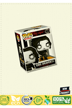 Funko POP Figür Movies The Crow Eric With Crow 1 Gram Kız Erkek Çocuk Oyuncakları Eğitici Oyuncaklar