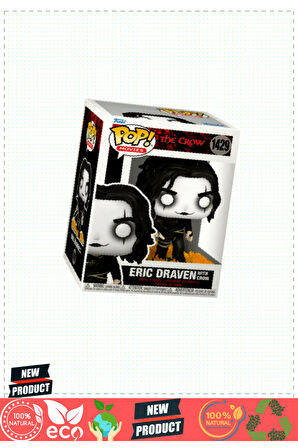Funko POP Figür Movies The Crow Eric With Crow 1 Gram Kız Erkek Çocuk Oyuncakları Eğitici Oyuncaklar