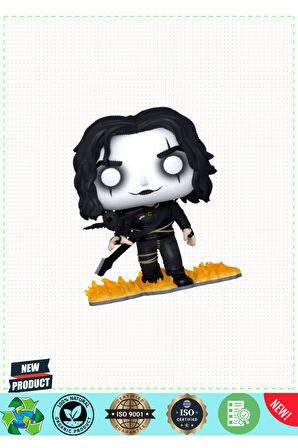 Funko POP Figür Movies The Crow Eric With Crow 1 Gram Kız Erkek Çocuk Oyuncakları Eğitici Oyuncaklar