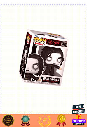Funko Pop Figür Movies The Crow Eric 5 Litre Kız Erkek Çocuk Oyuncakları Eğitici Oyuncaklar