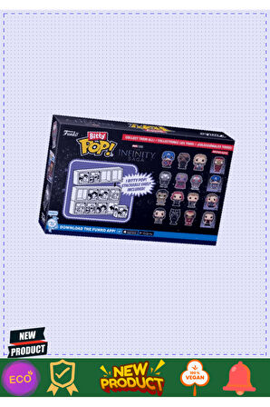 Funko Bitty POP Figür MArveling Loki 4'lü Paket 1 Gram Kız Erkek Çocuk Oyuncakları Eğitici Oyuncakla