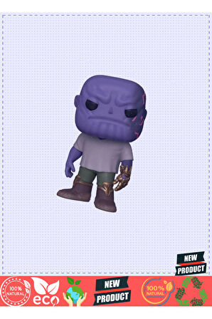 Funko POP Figür MArveling Endgame Thanos in the Garden 1 Gram Kız Erkek Çocuk Oyuncakları Eğitici Oy